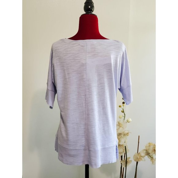 NWT Workshop purple tee kimono sleeve size M 380 - Picture 3 of 7